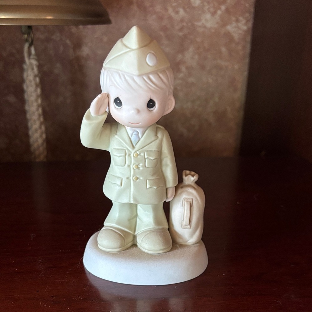 Charming Soldier Figurine in Cream by Precious Moments